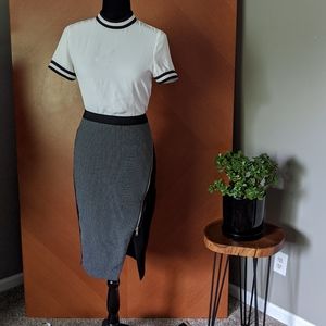 Black and White Striped shirt